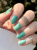 Spearmint Plaid Nail Wraps