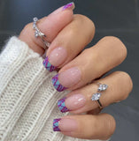 Electro Pop French Nail Wraps