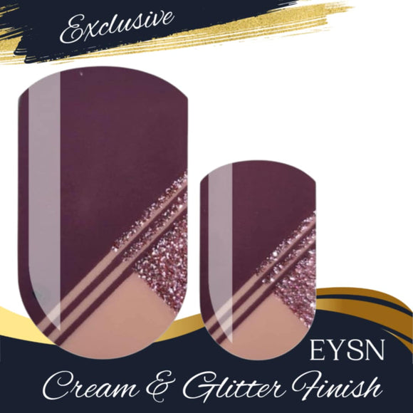 I Like to Mauve It Nail Wraps