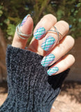 Minted Spring Pop Nail Wraps