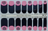 Pink Pumpkin French Nail Wraps