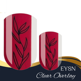 Scarlet Silhouette Nail Wraps
