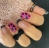 Polka Dot Princess French Nail Wraps