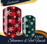 Frostfall Plaid Nail Wraps