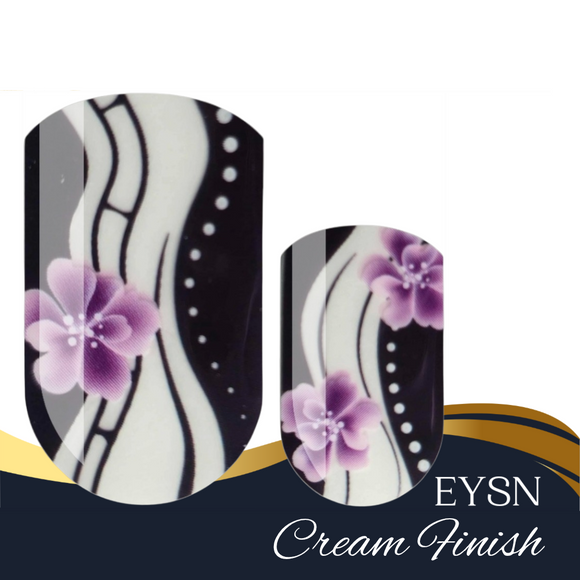 Shadow Blooms Nail Wraps