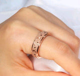 Ring - Calming Skies - Rosette