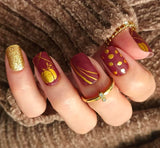 Rustic Autumn Nail Wraps