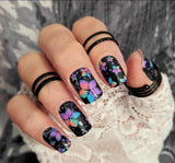 Cosmic Garden Nail Wraps
