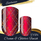 Apple Crisp Pop Plaid Nail Wraps