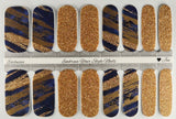 Golden Streak Nail Wraps