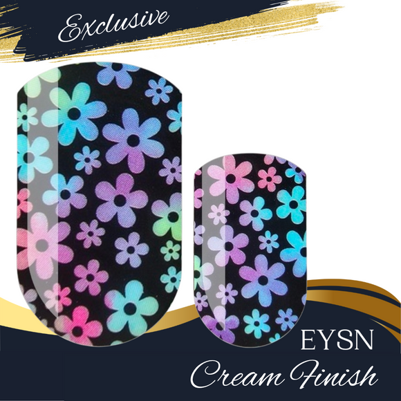 Starlight Floral Nail Wraps