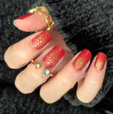 Canyon Snowflakes Nail Wraps