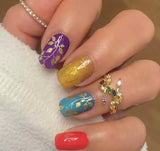 Golden Jewels Nail Wraps