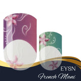 French Floral Nail Wraps