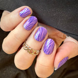 Violet Tigress Nail Wraps