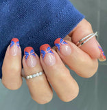 Star Spangled French Nail Wraps