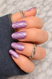 Grapevine Pop Plaid Nail Wraps