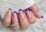 Periwinkle French Nail Wraps