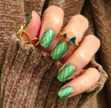 Green Apple Pop Nail Wraps
