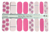 Platinum Petals Nail Wraps