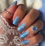 Blue Crush Nail Wraps