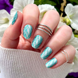 Laguna Pop Plaid Nail Wraps