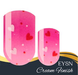 Blushing Hearts Nail Wraps