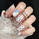 Red White & You Overlay Nail Wraps