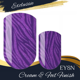 Violet Tigress Nail Wraps
