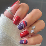 Royal Red White & Blue Nail Wraps