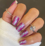 Lolli Pop Plaid Nail Wraps