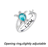 Ring - Turtley Summer (SilverTone)