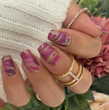 Berry Me In Glitter Nail Wraps