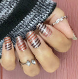 Rustic Sparkle Nail Wraps