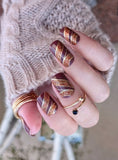 Luminous Spice Nail Wraps