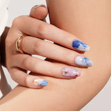 Marbled Skies Deluxe Semi-Cured Gel Nail Strips