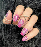 Metallic Pop Plaid Nail Wraps