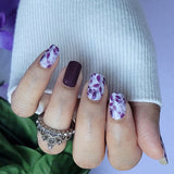 Plum Vines Nail Wraps