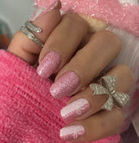 Pink Bow-Tique Nail Wraps