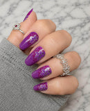 Plum Velvet Bloom Nail Wraps