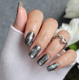 Emerald Petals Nail Wraps