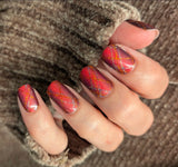 Apple Crisp Pop Plaid Nail Wraps