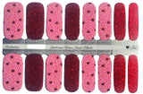 Candy Cane Kisses Nail Wraps