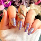 Platinum Reflections Nail Wraps