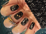 Toast At Midnight Nail Wraps