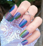 Rainbow Stardust Nail Wraps
