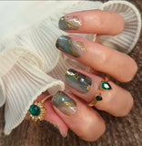 Enchanted Emerald Nail Wraps