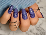 Indigo Waves Nail Wraps