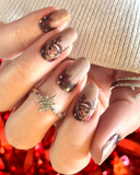 Rustic Rudolph Nail Wraps