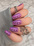 Bejeweled Orchid Nail Wraps